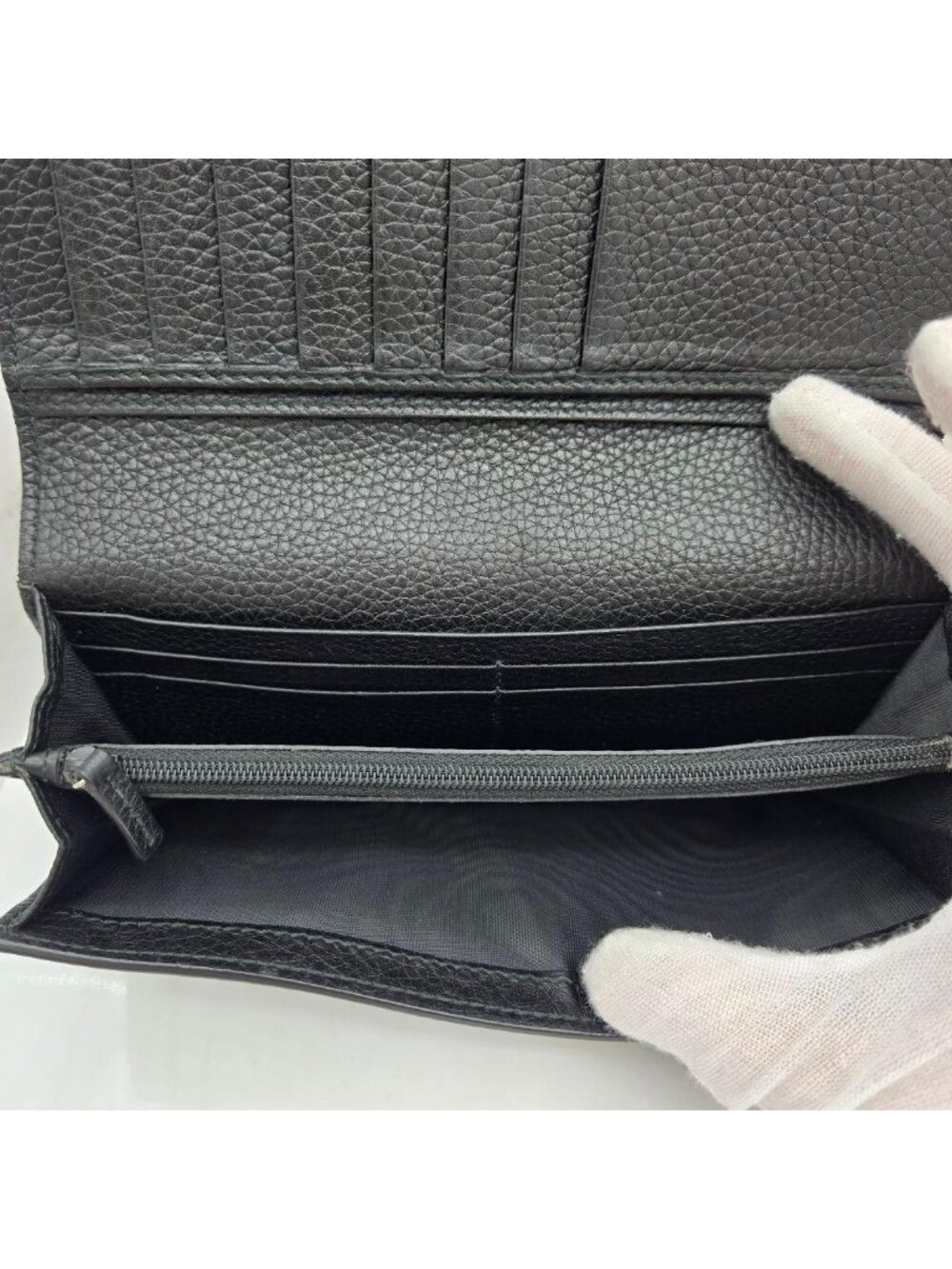 ★SOLD★ Gucci Wallet Interlocking GG Black - Picture 12 of 15